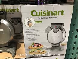 Made with an unbleached/unbromated and low gluten content wheat flour along with cage free eggs and pearl sugar, this bready. Cuisinart Vertical Belgian Waffle Maker Model Vwm 200pc1 Costco Weekender