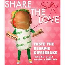 Like Blimpie On Facebook Then Click On The Coupon Tab To Get Your Bogo Free Coupon Free Coupons Coupons Free