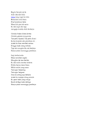 Anda mengetahui judul dan nama penyanyi. Doc Begitu Banyak Cerita Rifda Ariansyah Academia Edu