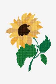 sunflower pattern free cross stitch patterns dmc