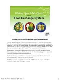 The Food Exchange System Tops Club The Food Exchange System Tops Club Pdf Pdf4pro