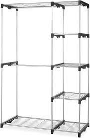 You should ensure that the product you invest in comes with an easy to assemble design. Amazon Com Whitmor Double Rod Freestanding Closet Heavy Duty Storage Organizer Home Kitchen