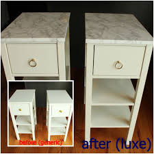 Luckily, it's possible to remove even the most contact paper can be really annoying to remove, but it's not impossible! Diy Nightstand Upgrade With Marble Contact Paper