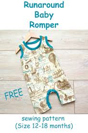 Free Runaround Baby Romper Sewing Pattern Size 12 18 Months Sew Modern Kids