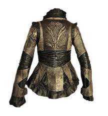 Carved Back Victorian Jacket Fantasy Fashion Celtic Clothing Fashion
