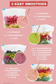 Four Easy Recipes That Will Make Parenting Easier Not To Mention Be Smoothie Recipes Healthy Breakfast Easy Smoothie Recipes Easy Frozen Fruit Smoothie Recipes