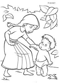 The Jungle Book 2 Disney Movie Coloring Books Shanti With Her Brother Ranjan Cartoon Coloring Pages Coloring Books Disney Coloring Pages