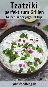 Tzatziki Nach Griechischer Art Lydiasfoodblog Rezept Tzatziki Rezept Tzatziki Rezepte