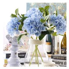 Best flower bunches & arrangements. Aonewoe 3 Bouquets Bulk Hydrangea Artificial Flower Fake Flower For Decoration Silk Realistic Artificial Flower Petals For Wedding Flower Bouquet Blue Buy Online In Sri Lanka At Desertcart 87363079