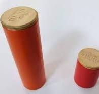 Nature made cardboard tube with wooden cap (RB135)