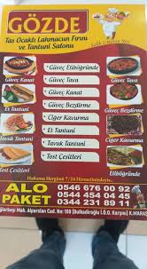 Gozde Pide Kebap Ve Lahmacun Salonu Home Kahramanmaras Menu Prices Restaurant Reviews Facebook
