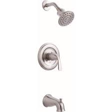 Check spelling or type a new query. Premier Part 873x 8204 Premier Sanibel Single Handle 1 Spray Tub And Shower Faucet In Brushed Nickel Tub Shower Faucet Sets Home Depot Pro
