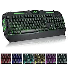 Rii Rk900 Large Size 7 Colors Rainbow Led Backlit Mechanical Feeling Usb Wired Multimedia Gaming Keyboard Computer Keyboard Keyboard Usb