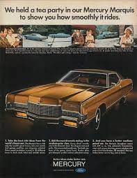 Mercury Marquis 1971 Retro Ads Vintage Car Ads Etsy In 2021 Mercury Marquis Car Ads Mercury