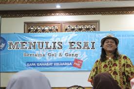 Check spelling or type a new query. Workshop Content Creator Sapa Sahabat Keluarga Kemendikbud Belajar Menulis Esai Bareng Gol A Gong Carolina Ratri