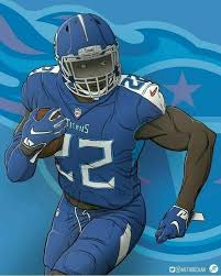 Derrick Henry Titans Nfl Football Art Nfl Football Wallpaper Titans Football
