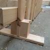 1x2 is used to frame the lattice and can be routered in the outside edge to. 1