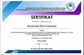 Check spelling or type a new query. Umitra Raih Nilai Terbaik Uji Kompetensi Ners Nasional