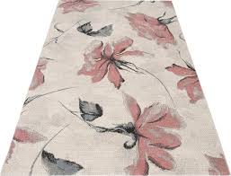 Teppich quadratisch online kaufen otto otto.de quadratische teppiche. Teppich Sofia My Home Rechteckig Hohe 13 Mm Blumen Design Wohnzimmer Online Kaufen Otto