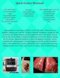 Quick Cooker Meat Loaf Pampered Chef Recipes Pampered Chef Slo Cooker Recipes