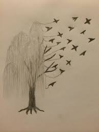 Willow tree tattoo on rib. The Tattoo I Designed To Remember My Mother She Loved Weeping Willow Trees The Birds Resemble Them Bein Willow Tree Tattoos Tree Tattoo Weeping Willow Tattoo