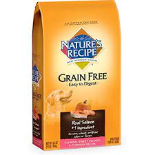 Nature S Recipe Grain Free Easy To Digest Salmon Sweet Potato Pumpkin Recipe Dry Dog Food 4 Pound Dry Dog Food Sweet Potatoes For Dogs Grain Free Dog Food