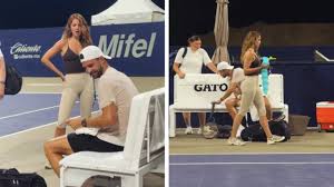 La actriz mexicana Eiza González se roba los reflectores en el Abierto de Los Cabos al apoyar a su novio Grigor Dimitrov durante una práctica