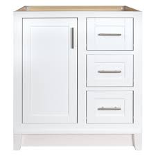 Glacier Bay Kinghurst 30 In W X 21 In D X 33 5 In H Bathroom Vanity Cabinet Only In White Khwht30dy Bathroom Vanity Cabinets Vanity Cabinet Bathroom Vanities Without Tops