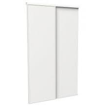 Pack Porte De Placard Coulissant L120xh250cm Blanc Ekipa Mr Bricolage