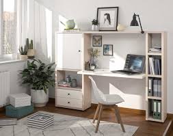 Puristischer schreibtisch in weiß und anthrazit stabiles wangengestell inklusive bodengleiter ca. Toro Regal Mit Schreibtisch Weiss Beige Und Mehr Farben Mobelmeile24