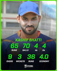 6⃣5⃣ Runs 😎, 3⃣-3⃣6⃣ with the ball 👌, Kashif Bhatti was