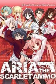 Aria The Scarlet Ammo Hidan No Aria Tokyo Is On Edge Due To A Rash Of Recent Killings Targeting Butei Armed Mercen Anime Anime Characters Aesthetic Anime