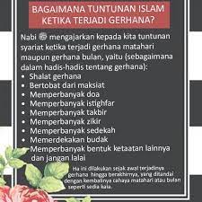 Bagaimana Tuntunan Islam Ketika Terjadi Gerhana Kutipan Muslim Doa Islam