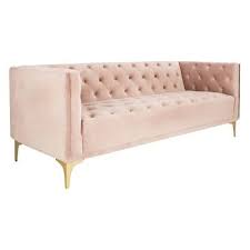 Florentino Tufted Sofa Dusty Rose Safavieh Dusty Pink Tufted Sofa Sofa Furniture Furniture