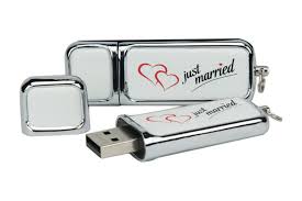 Der riesige und schnelle speicher: Hochzeit Usb Stick Just Married Usb 3 0 Hochzeit Dvd Cd Usb Blue Ray Hulle Leder Case Box