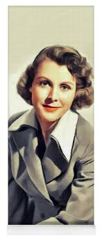 Francis Dee, Vintage Actress Yoga Mat