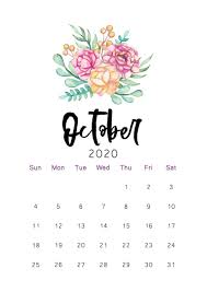 50 Free Printable October 2020 Calendars With Holidays Onedesblog In 2020 October Calendar Calendar Printables Calendar Wallpaper