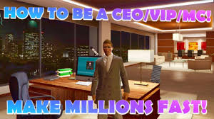 Jul 13, 2021 · go to the interactive menu and select securoserv, then register the ceo according to the instructions. How To Register As A Ceo Vip Mc And Make Millions Fast In Gta 5 Online How To Become A Ceo Vip Mc Youtube
