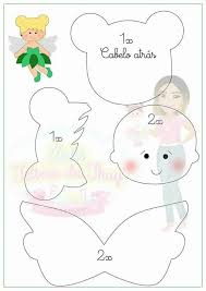 Pin De Radka Pozarova Em Model Kalip Fada De Feltro Molde Boneca De Feltro Bonequinha De Feltro