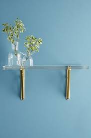 Maybe you would like to learn more about one of these? Brass Inlay Lucite Shelf Anthropologie