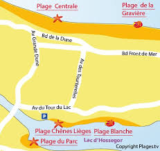 Chenes Lieges Beach Lake In Hossegor Landes France Plages Tv