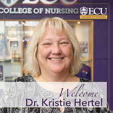 Please help us welcome Dr. Kristie Hertel to the College of Nursing. Dr.  Hertel joined us this week as a Clinical Assistant Professor and will lead  our newly established Adult Gerontology Acute