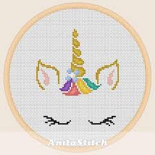 Check spelling or type a new query. A Pretty Unicorn Face To Cross Stitch Cross Stitch