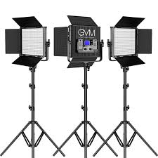 The housings actually have a clamp in the end yep, that's what i do best. Gvm Rgb Led Studio 3 Light Soft Video Light Panel Kit Gvm 50rs3l
