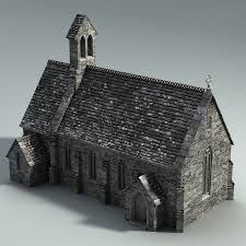 Medieval Church 3d Model 3d Model Church Medieval 3d Model