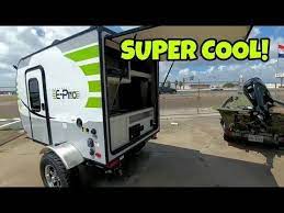 Coolest Little Travel Trailer I Ve Seen E Pro A Bug Out Rv Youtube Travel Trailer Big Trucks Trailer
