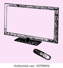 419 Watching Tv Hand Draw Images, Stock Photos & Vectors | Shutterstock