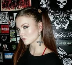 INVERTED CROSS Earrings, Ear Weights, Large, Ornate, Upside-down Cross,  Goth, Gothic, Satanic Symbols, Occult, Occultism, Metalhead, Magick