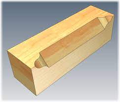 Drawing Of A Lambs Tongue Chamfer Common In Victorian Woodwork Autodesk Inventor Inventor Diy Projects To Try