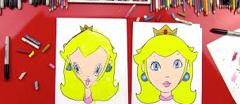 How To Draw Princess Peach Art For Kids Hub Princess Drawings Art For Kids Hub Peach Art
